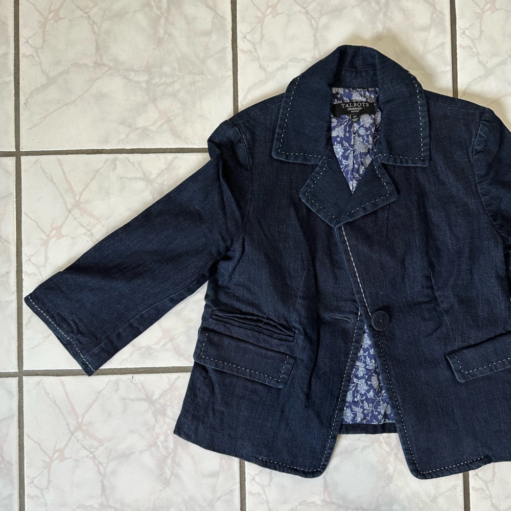 Talbots denim jacket - Picture 4 of 5